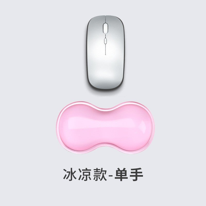 Mechanical Keyboard Hand Rest Office Wrist Pad Silicone Cool Transparent Mouse Wrist Rest - Image 1
