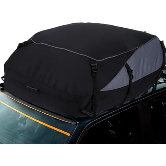 rayihni Car Roof Rack Luggage Bag, Rooftop Cargo Carrier Roof Bag Waterproof Vehicle Soft-Shell Roof Luggage, with Lacing Strap, Safety Hook (160 * 110 * 45cm) - Image 1