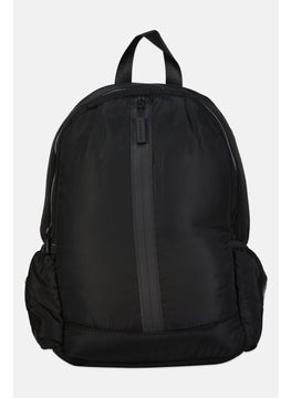 Women Plain Back Pack 41 H x 32 L x 15 W cm, Black