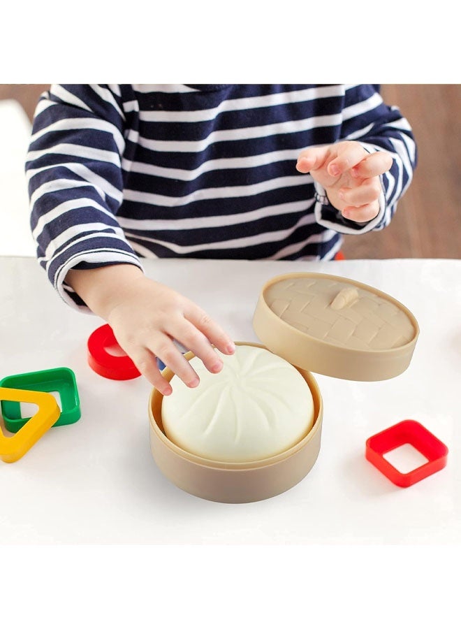 كرة ضغط على شكل زلابية لتخفيف التوتر، لعبة ضغط على شكل عجينة، كعكة طرية لتخفيف القلق، لعبة ضغط للكبار، زلابية مبتكرة في قدر بخاري، لعبة حسية مصغرة مضادة للتوتر واضطراب فرط الحركة ونقص الانتباه - Image 5