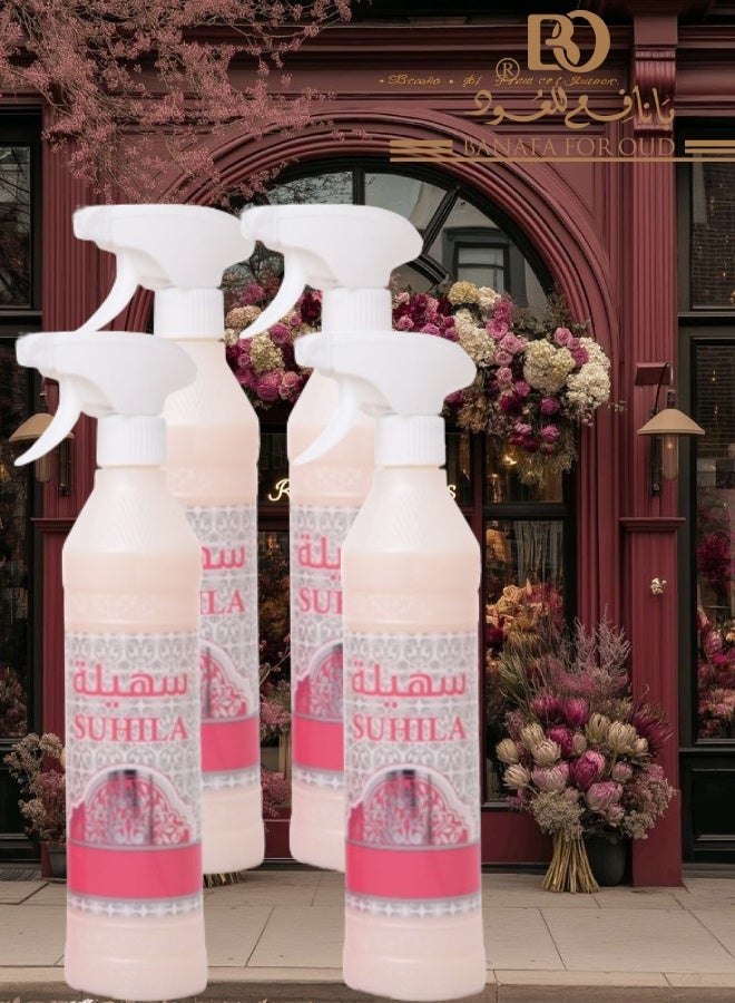 بانافع 4 قطع معطر منزل سهيلة 500مل - Image 1