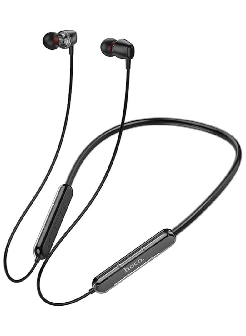 هوكو ES65 - سماعة بلوتوث لاسلكية Dream Sports، بلوتوث V5.3، وقت الاستخدام: حتى 30 ساعة، وقت الاستعداد: حتى 350 ساعة، متوافقة مع iPhone وSamsung وOnePlus وHuawei وXiaomi وOppo - أسود - Image 1