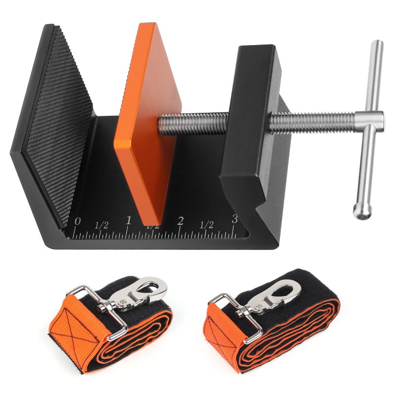 Widen Ladder Fall Protection  Universal Ladder Stability Anchor with 2ft  3ft Safety Strap Fits on Fascia Board or Rafter in Seconds