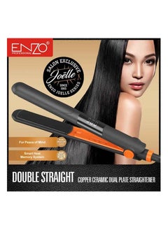 Hair straightener, Hair Pro Nano Titanium Salon Tourmaline EN-3865, black, for women and girls, with an elegant design for easy use at home or at the hairdresser, fast performance for styling fine and curly hair. - pzsku/Z58876806E5961BFC6887Z/45/_/1694001527/5c0cdb58-ec8a-4e21-b6b2-ff5f937d2a70