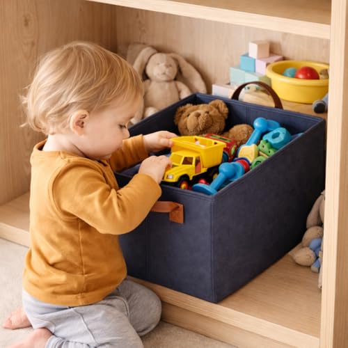 PulGos 2 Pcs Wardrobe Organizer for Storage | Rust-Free & Odour-Free Foldable Organiser| Stackable Space-Saving & Multipurpose Cloth Organizers for Almirah, Closet, Cupboard, Shelf, Home & Office Use - Image 5