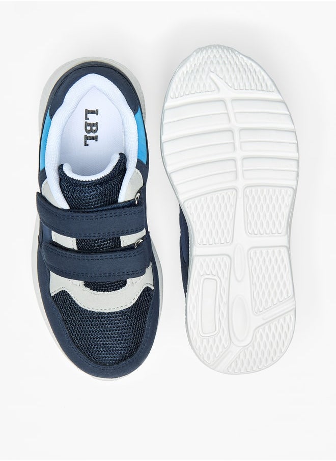 LBL by Shoexpress - Boys Panelled Sneakers with Hook and Loop Closure - Image 1