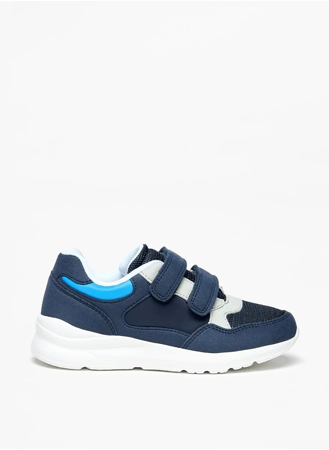 ال بي ال من شو اكسبرس Boys Panelled Sneakers with Hook and Loop Closure