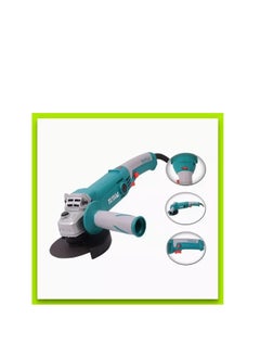 TOTAL Total Angle Grinder 1010W, 125mm Disc, Variable Speed Control, 5000-12000rpm, M14 Spindle, with Auxiliary Handle - Ideal for Cutting, Grinding, Polishing - TG1121256-3, 220-240V  - Image 3