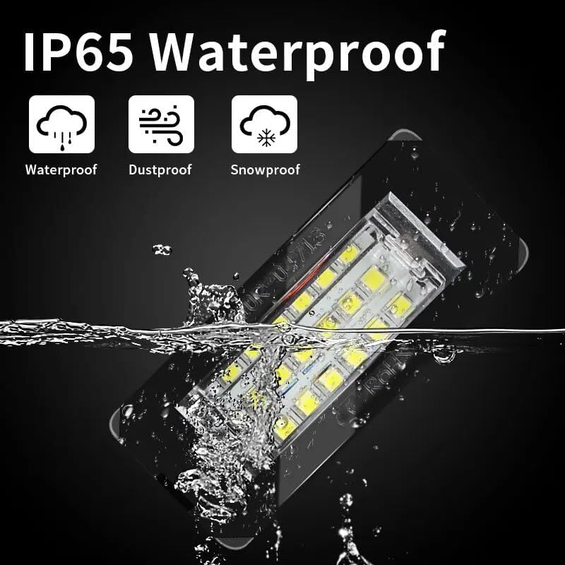 Vuzmode 2PCS White 18SMD Car License Plate Light - Image 4