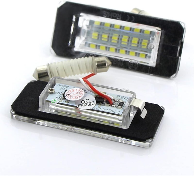 Vuzmode 2PCS White 18SMD Car License Plate Light - Image 1