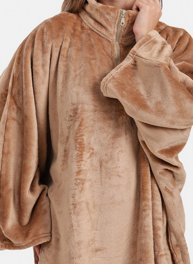 Carina Velvet Poncho Wearable Blanket - Image 5