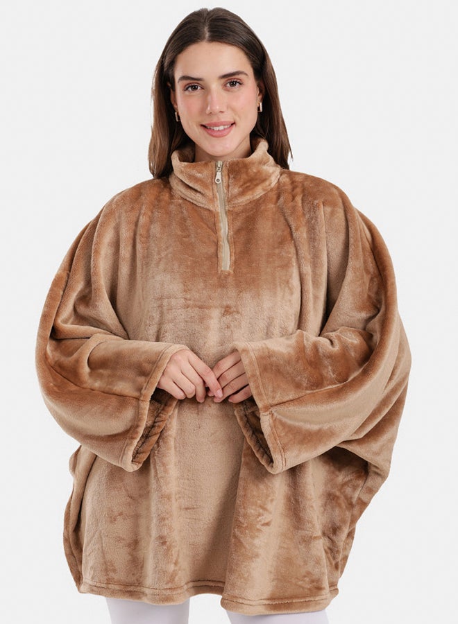 Carina Velvet Poncho Wearable Blanket - Image 1