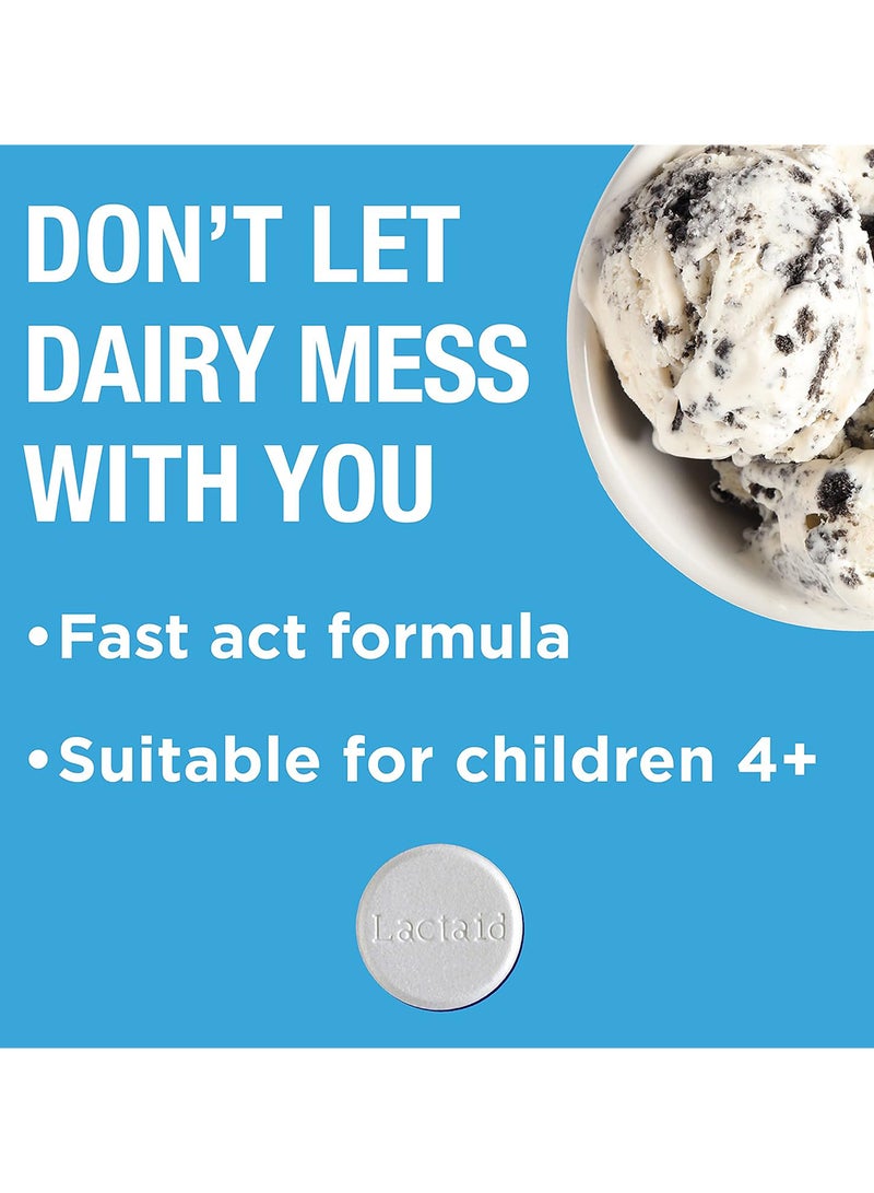 Lactaid With Lactase Enzymes Vanilla 60 Chewables - Image 2