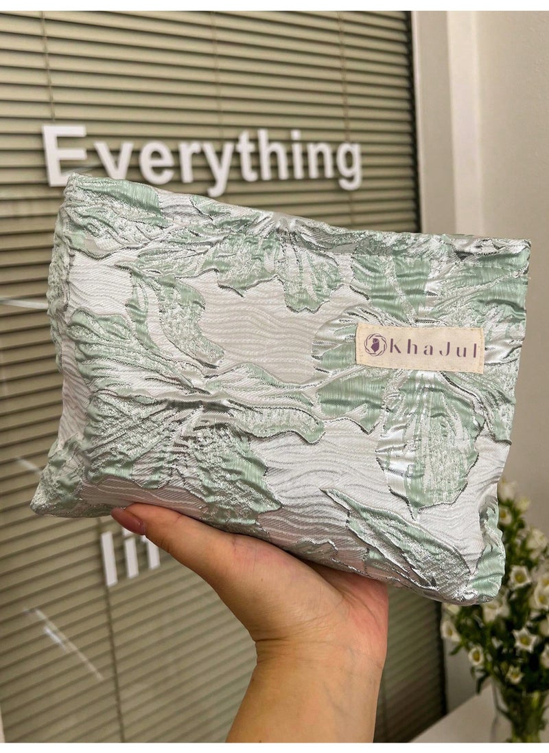 Floral Pattern Cosmetic Bag Set Toiletry Bag Skin Care Bag Bathroom Bag Packing Cubes Travel Essentials Cruise Essentials 26*19*15cm