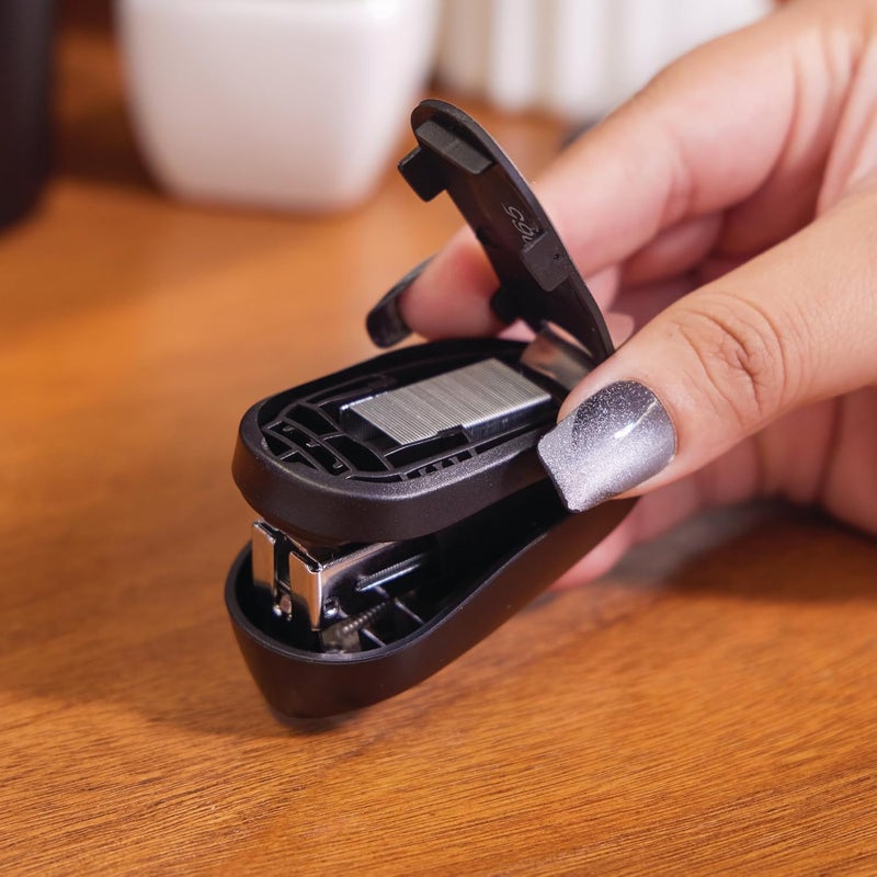 Swing Line Tot Mini Stapler, 12 Sheet Capacity, Jam Free, includes 1000 Staples and Built-In Staple Remover, Black (79171) - Image 5