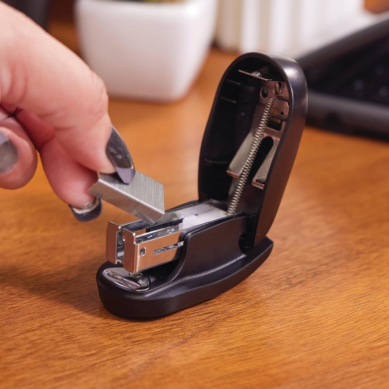 Swing Line Tot Mini Stapler, 12 Sheet Capacity, Jam Free, includes 1000 Staples and Built-In Staple Remover, Black (79171) - Image 4