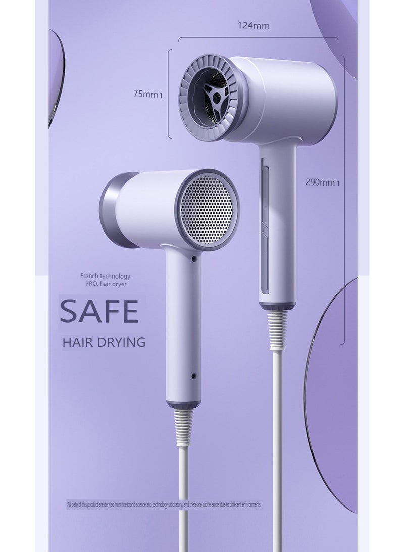 general New High-power Hair Dryer For Home Hair Care, Blue Light, High Wind And Silent - Image 4