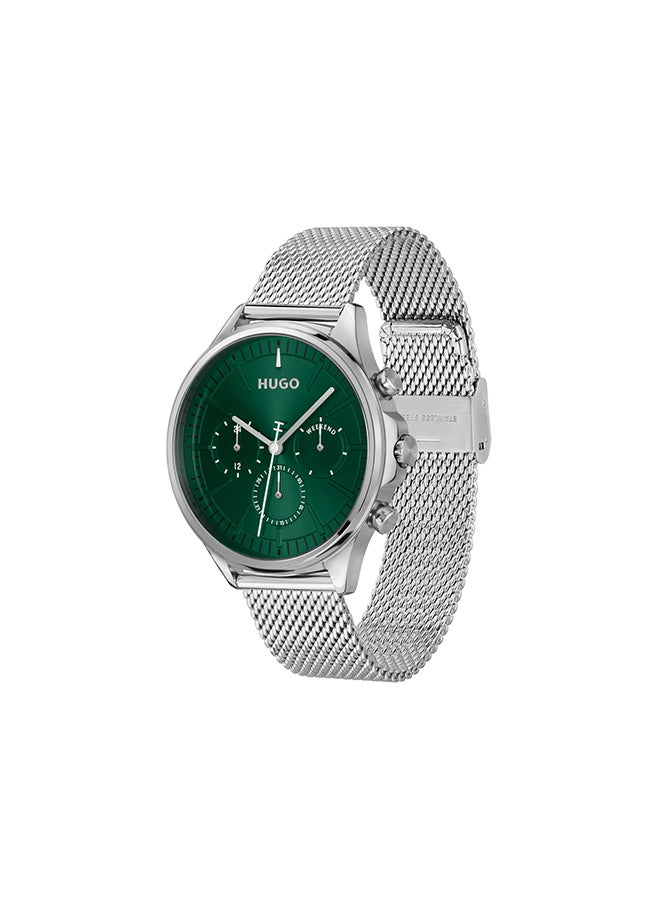 HUGO BOSS HUGO BOSS WATCH ROUND ANALOG MEN'S GREEN CASE WATCH - 1530409 - Image 2