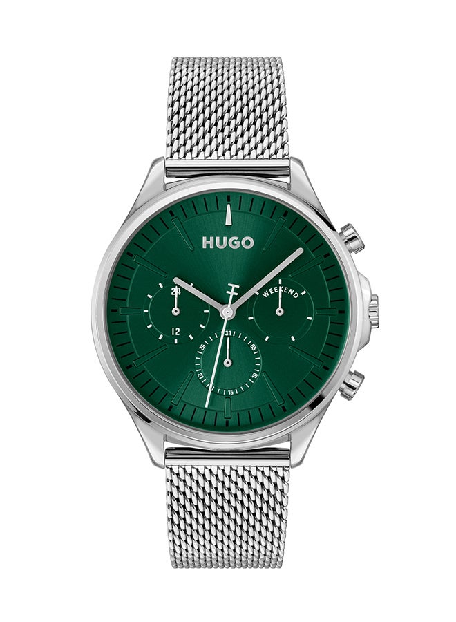 HUGO BOSS HUGO BOSS WATCH ROUND ANALOG MEN'S GREEN CASE WATCH - 1530409 - Image 1