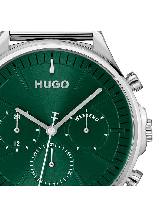 HUGO BOSS HUGO BOSS WATCH ROUND ANALOG MEN'S GREEN CASE WATCH - 1530409 - Image 4