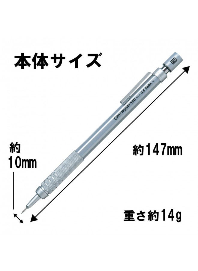 Pentel Mechanical Pencil GraphGear500-0.5mm - PG515 - Image 2