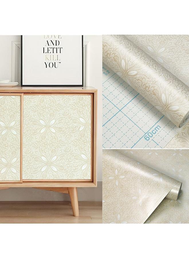 Bluejw Moisture-proof Self-adhesive Pvc Wallpaper Self-adhesive Bedroom Student Cartoon Plaid Wallpaper Cabinet Wardrobe Desktop Dormitory Sticker - Image 1