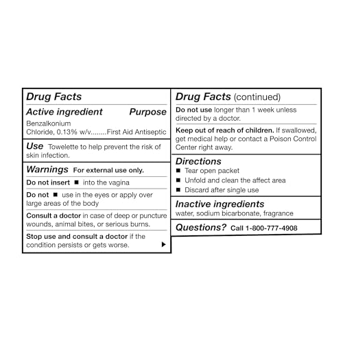 McKesson Obstetrical Antiseptic Towelettes Wipes, Sterile, Individual Packet, Clean Scent, 100 Count, 1 Pack - Image 2