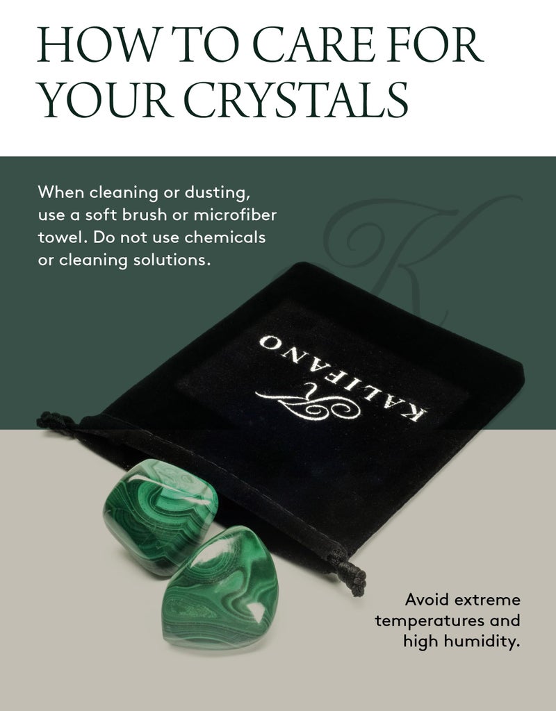 KALIFANO Tumbled Malachite Bundle - AAA+ Jewelry Grade Reiki Crystal Used for Protection and Positive Change - Piedras Caidas for Wicca/Healing (Family Owned) - Image 5