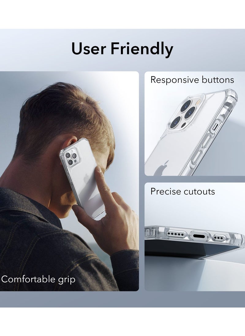 esrgear ESR for iPhone 14 Pro Case, iPhone 14 Pro Phone Case, Military-Grade Protection, Shockproof Air-Guard Corners, Yellowing-Resistant Acrylic Back, Phone Case for iPhone 14 Pro, Air Armor Case, Clear  - Image 4