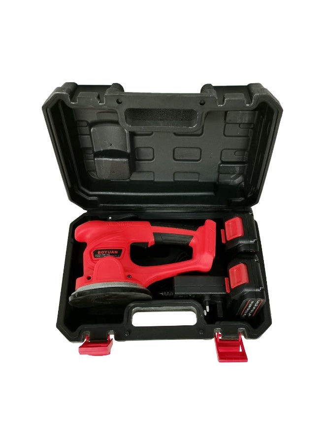 Boyuan 21V Cordless Tile Vibrator Tool, Electric Tile Leveling Machine with Adjustable Speed, Dual Batteries, Suction Cup Tile Laying Tool for Floor & Wall Installation - BY8001 - Image 2