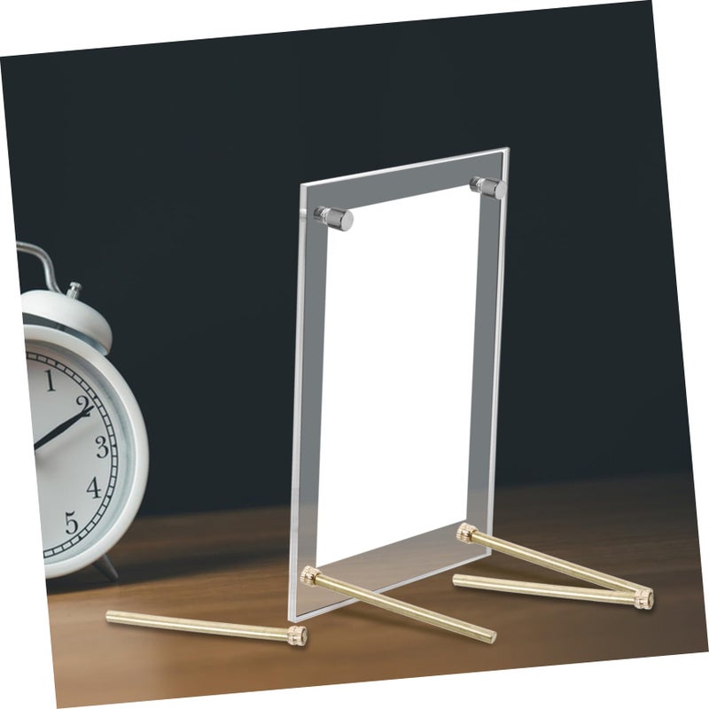 10pcs Metal Photo Frame Rod Bracket Stand Holder For Desktop Display Racks - Image 5