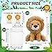 Blueweenly 12 Set Lion Plush 6 Inches with Organza Bag and Cards Cuddly Lion Stuffed Animal Small Stuffed Animals Bulk for Birthday Favors Gifts Forest Decor Birthday - Image 4