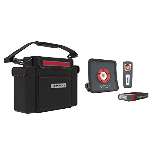 SCANGRIP Detailing KIT – Essential, Carrying Bag for Portable Detailing and Color Match LED Lights, Includes I-Match 3, MINIMATCH and MULTIMATCH R, Rechargeable, CCT Scan, Handheld, for Professionals - Image 1