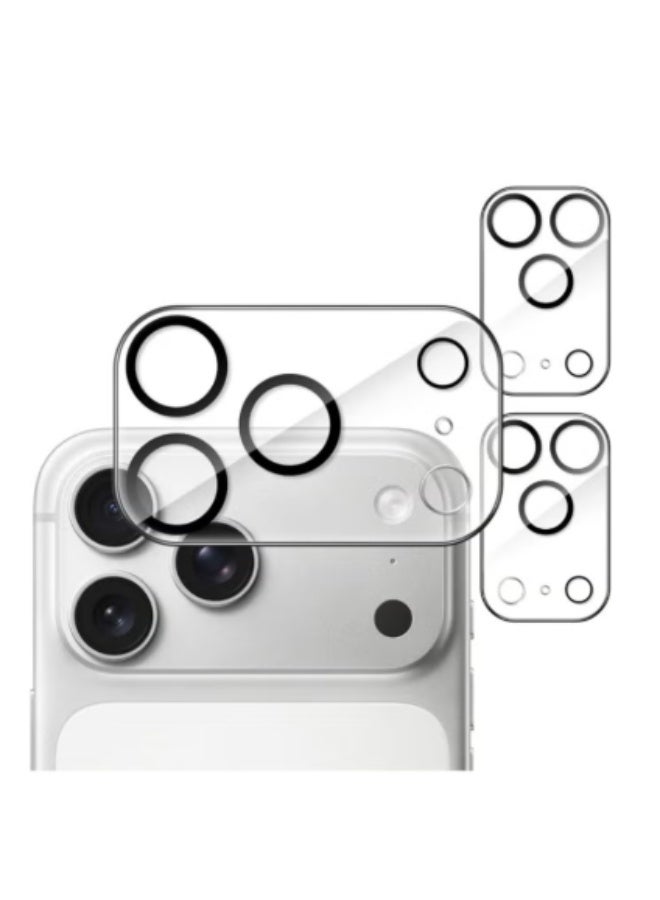 RTZ 3in1 case for iPhone 17 Pro Max, a set consisting of a protective case that is scratch and yellowing-resistant in the short term and supports MagSafe wireless charging, a shatterproof screen protector, and a glass camera protector, a complete set to protect your device from scratches, drops and breakage (3in1) - Image 2