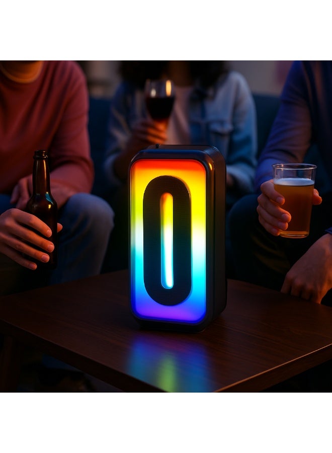 JL-4410 Wireless Party Speaker with PartyBoost Technology, LED Lighting, and Powerful Bass – Long Battery Life and Bluetooth Operation - Image 3