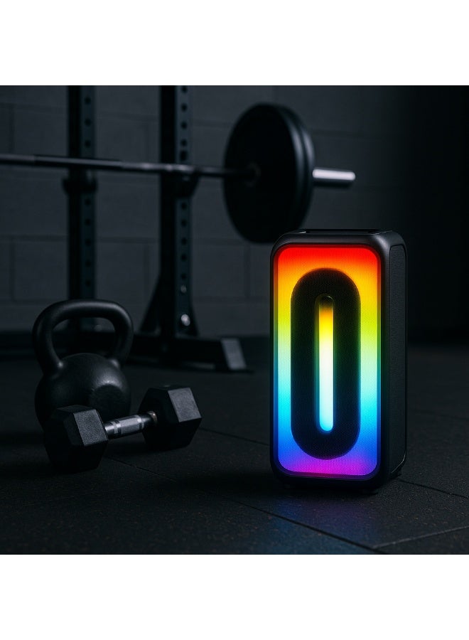 JL-4410 Wireless Party Speaker with PartyBoost Technology, LED Lighting, and Powerful Bass – Long Battery Life and Bluetooth Operation - Image 4