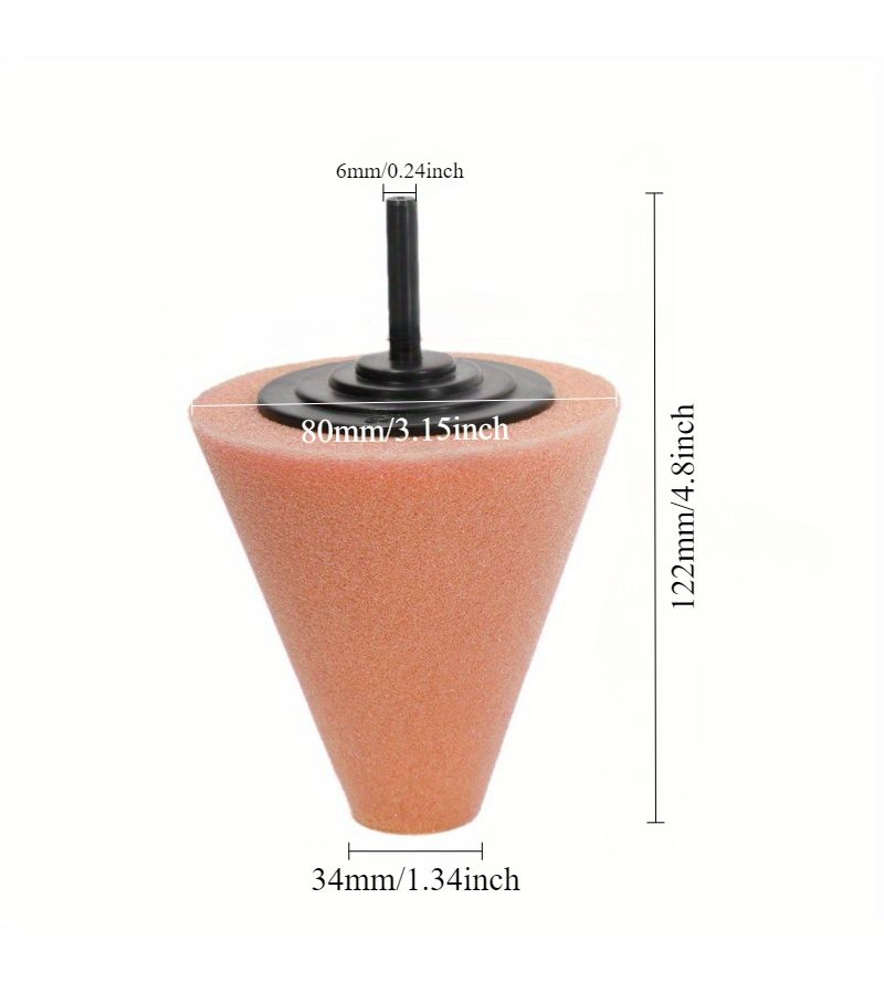 Blue 2Pcs Auto Wheel Polishing Sponge for Electric Drill 3 Inch 4 Inch Car Hub Buffing - Image 5