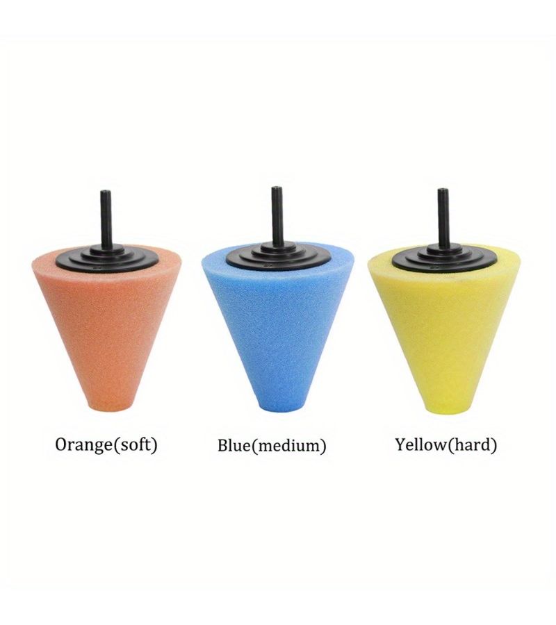 Blue 2Pcs Auto Wheel Polishing Sponge for Electric Drill 3 Inch 4 Inch Car Hub Buffing - Image 2