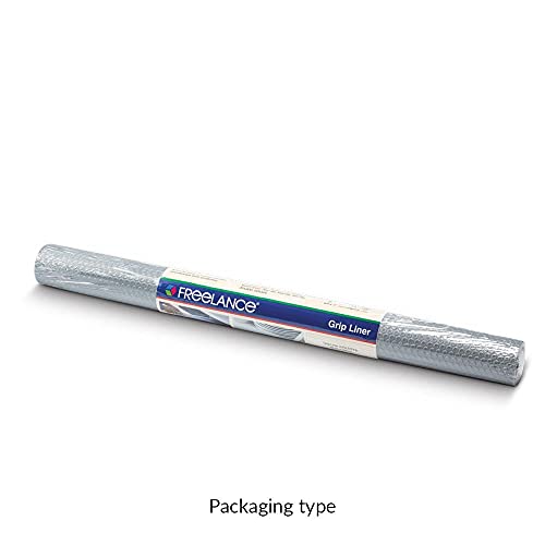 Freelance Drawer Mat Roll, EVA Grip Liner 60x500 cm, Transparent - Anti Slip Mat for Kitchen Drawers & Cabinets, Cupboard Sheets for Wardrobe, Shelf Liners for Kitchen Shelves, Waterproof Fridge Mats - Image 2