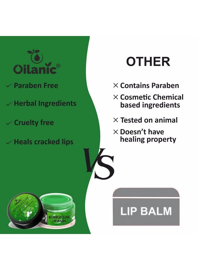 Oilanic Bubblegum Lip Balm for Soft and Nourished Lips (Pack of 2, Each 15 gram)|Deep Moisturizing Lip Care with Refreshing Bubblegum Flavor Natural Lip Balm for Dry and Chapped Lips, for Men & Women - Image 3