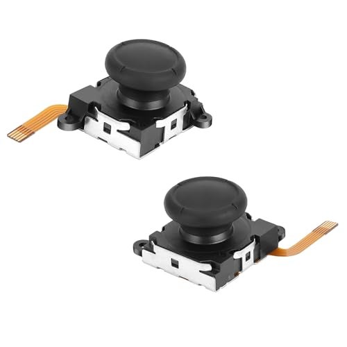 Veanic 2pcs Replacement Hall Effect Joystick for Nintendo Switch/Switch OLED Model/Switch Lite Joy-Con Controller, Thumb Stick Analog Drift Repair Kit Y1.5 / +1.5 Screwdriver/Pry Fix Tools - Image 3