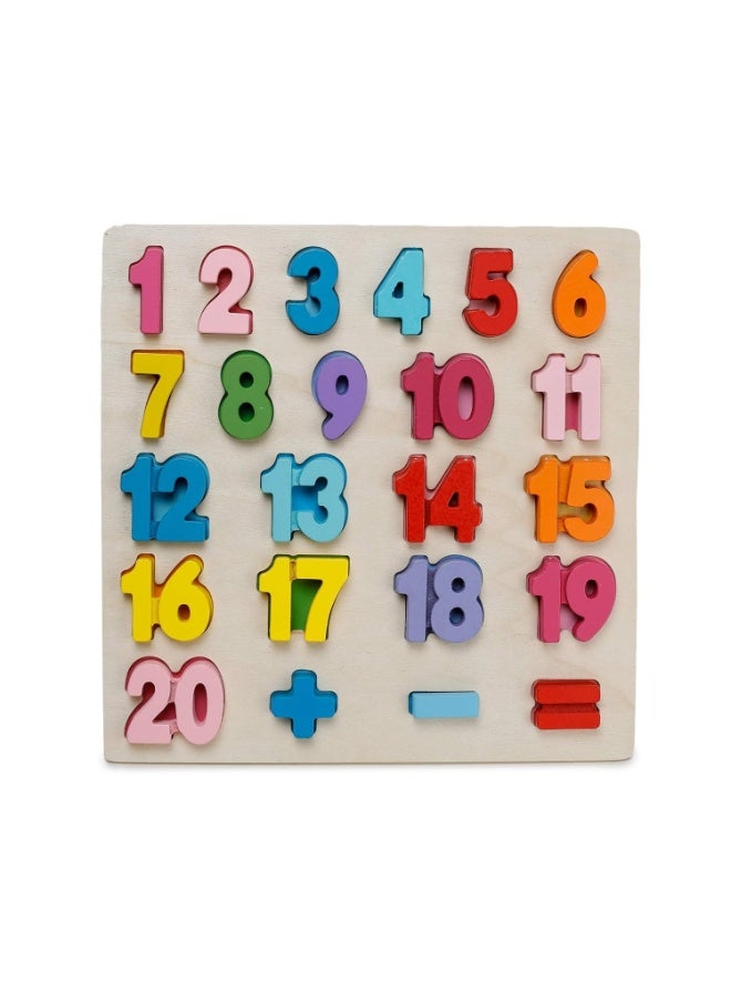 ترينزو لوحة أحجية خشبية للأرقام – لعبة تعليمية للعد من 0 إلى 20 - Image 5