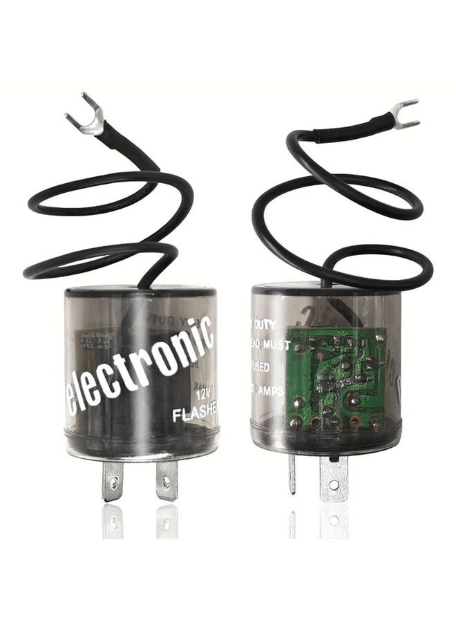 1 قطعة 2 دبوس فلاشر LED مع سلك التأريض للسيارات SUV الشاحنات - Image 2