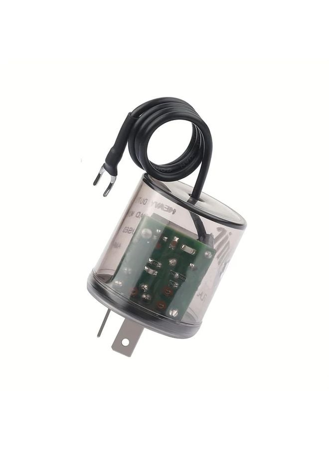 1 قطعة 2 دبوس فلاشر LED مع سلك التأريض للسيارات SUV الشاحنات - Image 1