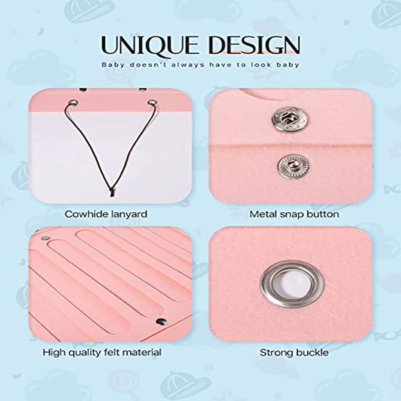 klarako Pink Hair Bows Holder Easy Store Hanging Hairpin Children Hanger Bag for Organizer Dangling for Tote Sack Store Jewelry Findings (2 Tier) - Image 4