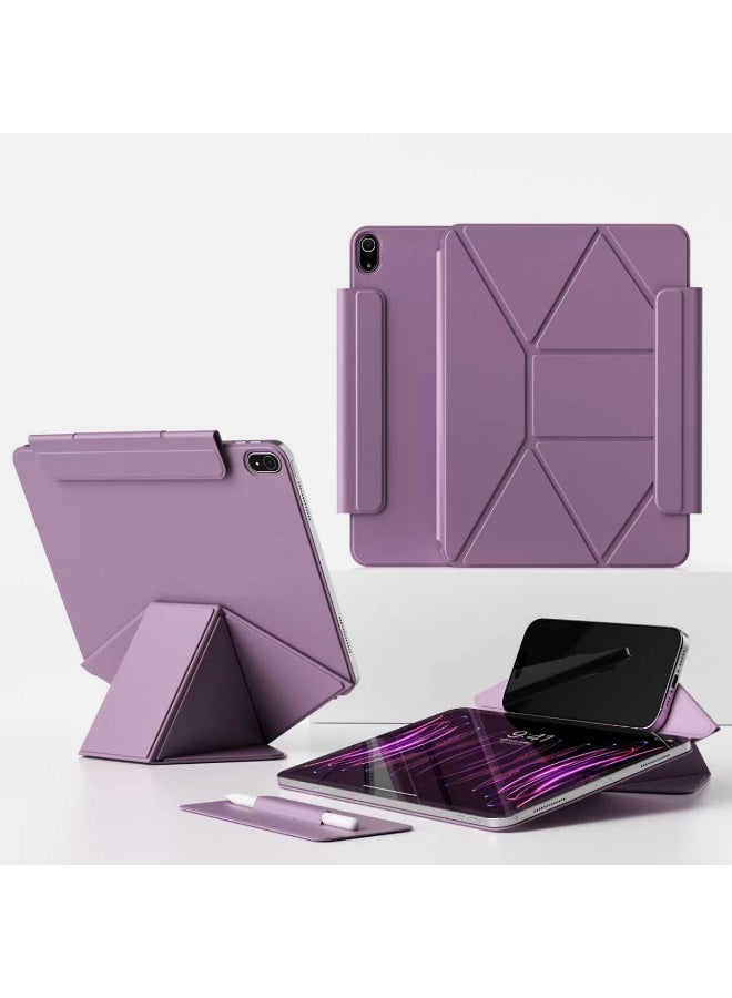 iPad Magnetic protective case for iPad 10 (10.9")/iPad 11 (A16) [2025], Multi-Angle Stand, Unobstructed super strong magnetic tablet protective case. Ultra-thin case with built-in detachable buckle New upgraded detachable pen holder - Image 1