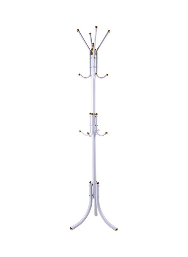 فالبرو حامل تعليق معاطف معدني قائم بذاته أبيض 72x20x8.5سم - Image 1
