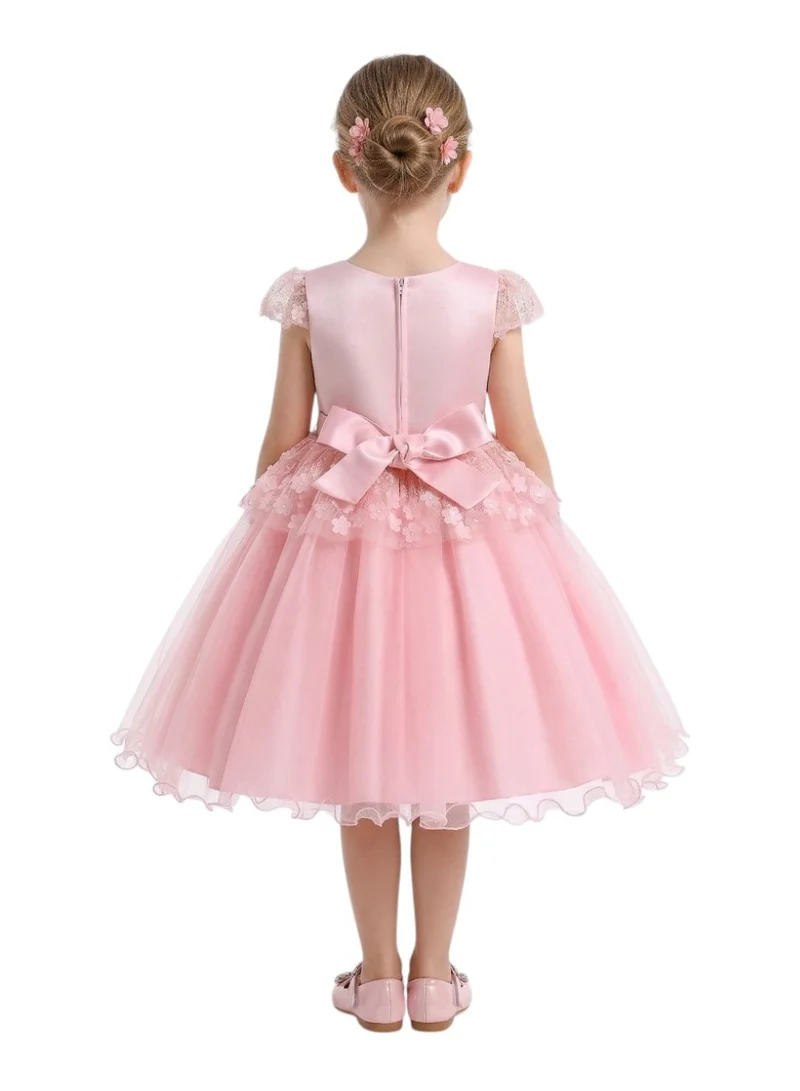 Bidani  Girls' Ballgown with Peplum Detail for Women | Best Price UAE