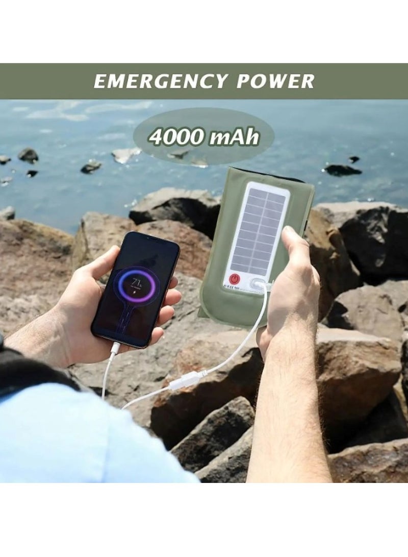 Albawadi Portable Inflatable Foldable Light 4000mAh With Magnets Tent Camping Light Ip66 Waterproof Night Lamp - Image 4