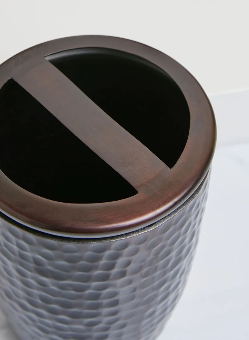 Premier Allegra Hammered Dark Bronze Toothbrush Holder